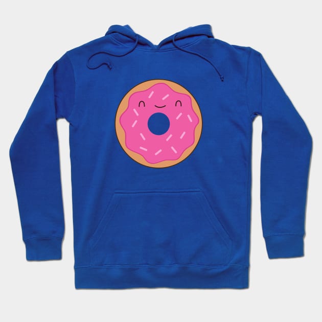 Kawaii and cute happy donut t-shirt Hoodie by happinessinatee